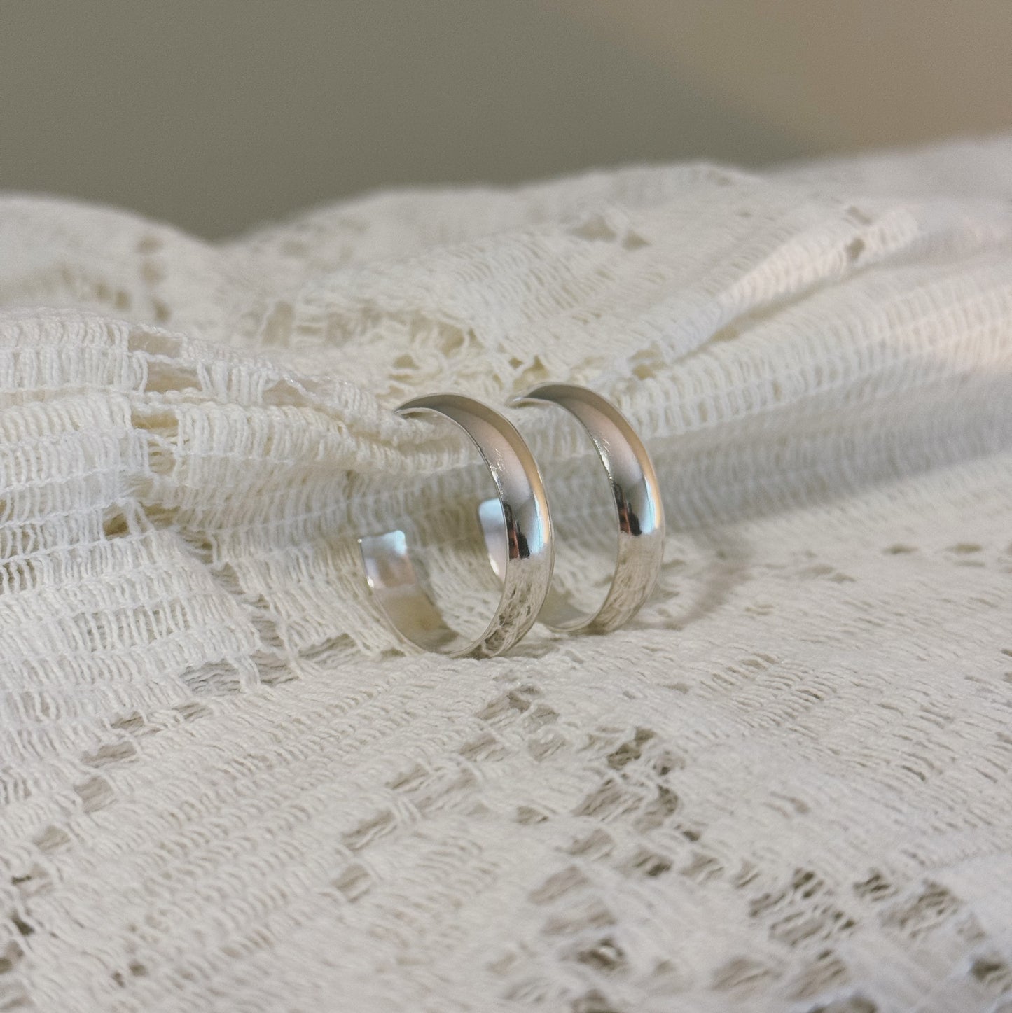 Hoop Earrings - Semithick & Smooth