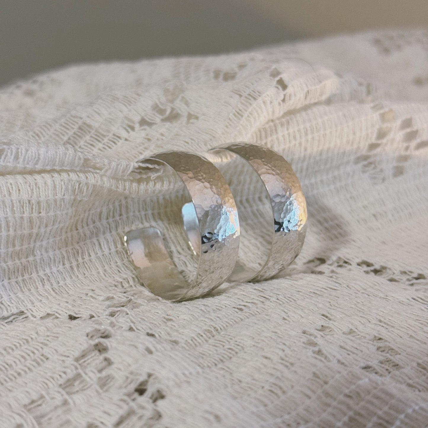Hoop Earrings - Thick & Textured