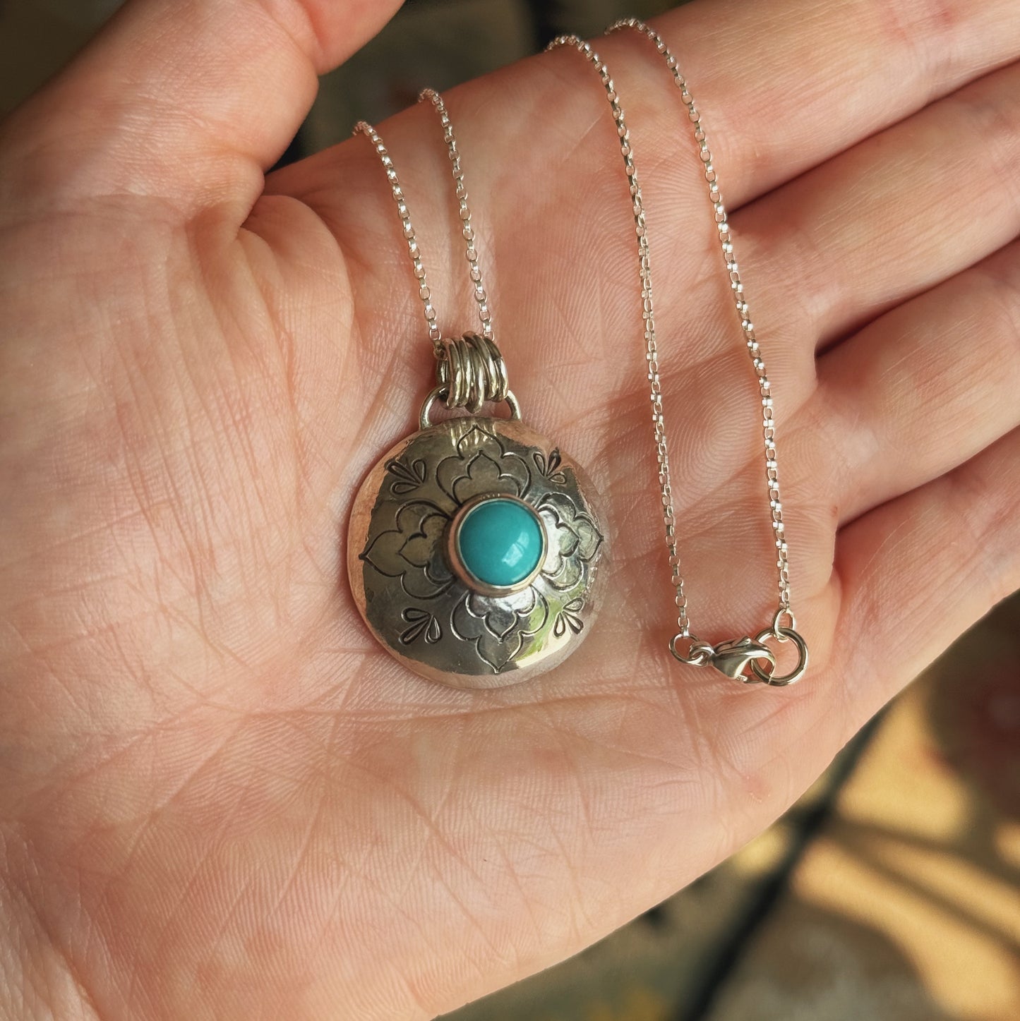 Spellbound Stamped Necklace #2